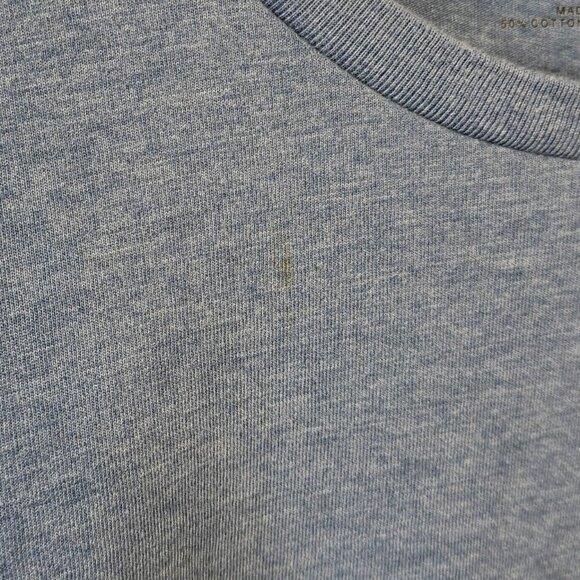 UNTUCKit Mens Short Sleeve Crew Neck Cotton T-Shirt, Basic, Blue, Size XXL - Picture 9 of 9